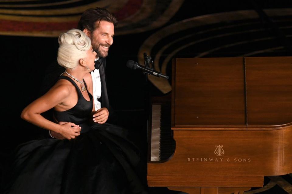 Lady Gaga and Bradley Cooper