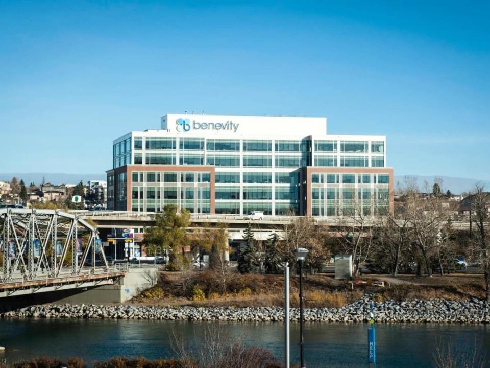 Benevity's headquarters in Calgary. On Wednesday, the company announced it was reducing its staff by 14 per cent. (Benevity - image credit)