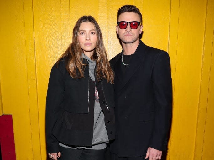 Jessica Biel and Justin Timberlake in 2024.