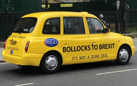 Man with anti-Brexit badge detained at Gatwick