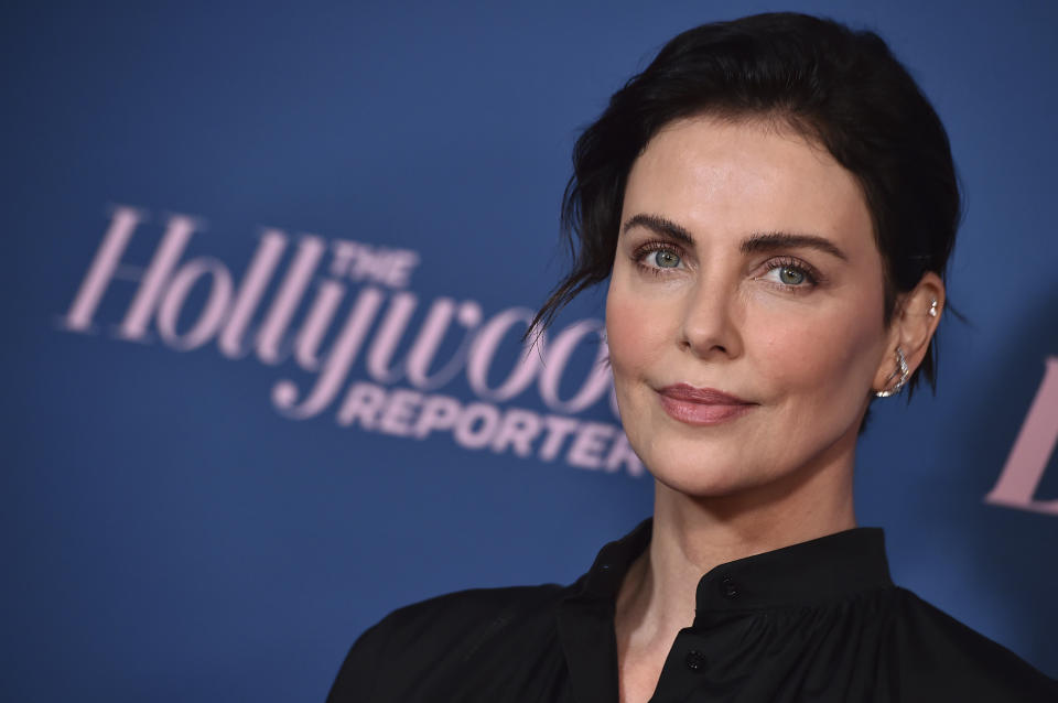 Charlize Theron arrives at The Hollywood Reporter's Women in Entertainment Gala on Wednesday, Dec. 7, 2022, at Fairmont Century Plaza in Los Angeles. (Photo by Jordan Strauss/Invision/AP)