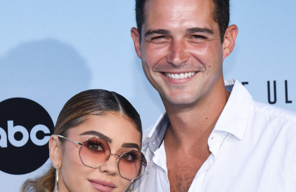 Sarah Hyland feels like a grown-up now she's married to Wells Adams credit:Bang Showbiz