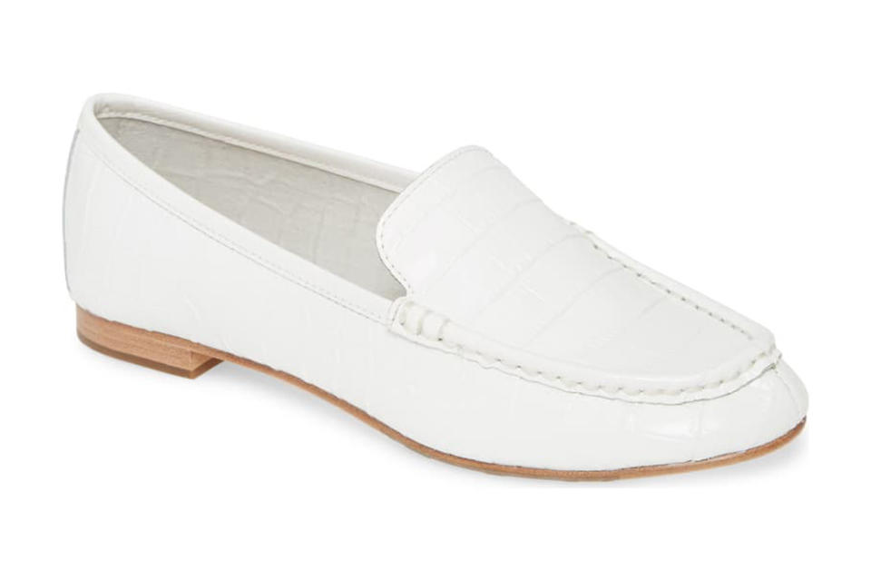 taryn rose white loafer