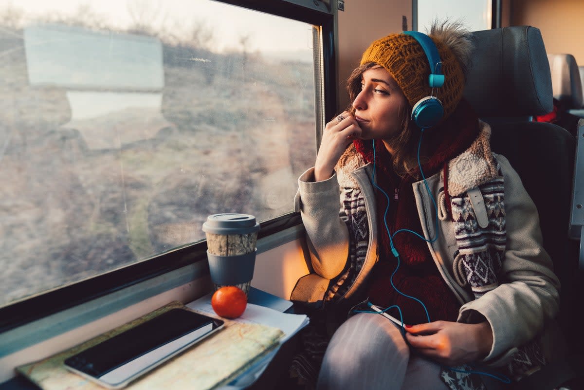 Time to reflect: train travel can be slow, but enchanting (Getty Images)