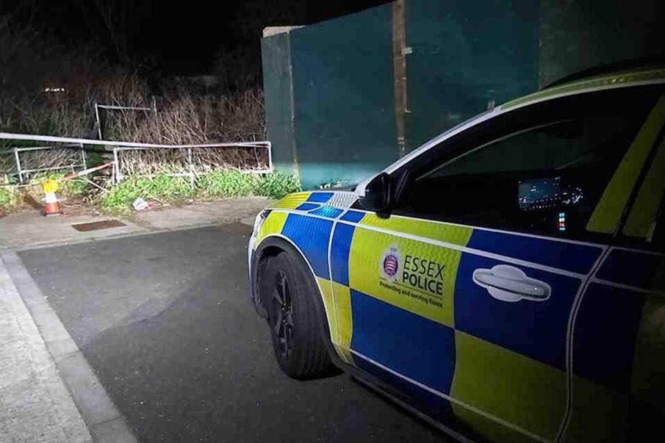 A police cordon in Hillman Avenue, Jaywick after Esther Martin was killed in a dog attack (PA)