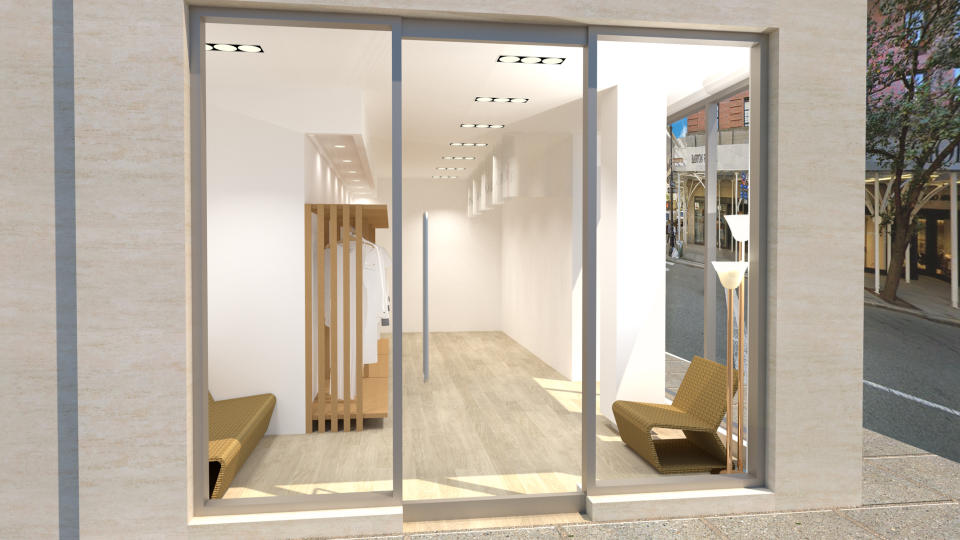 A rendering of the first floor of the Adeam pop-up at 770 Madison Avenue. - Credit: courtesy image.