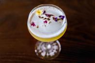 <p> <strong>Ingredients:</strong> </p> <p> 3 oz. Picasso Blend </p> <p> .75 oz. Lavender Honey </p> <p> .75 Honeydew Puree </p> <p> 1.5 oz. Absolut Vodka </p> <p> .75 oz. Lemon Juice </p> <p> For garnish, Edible Flower </p> <p> <strong>Directions:</strong><br> Add all ingredients into a small mixing tin. Add ice, shake vigorously, and double strain into the glass. Garnish with an edible flower. </p> <p> <em>Courtesy of Gary Wallach, Food &amp; Beverage Director at&#xA0;Arlo<br> SoHo.</em> </p>