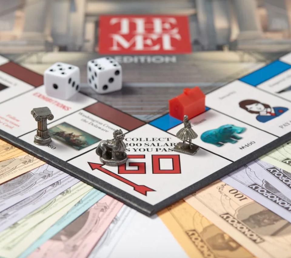 Monopoly got a little makeover. In this edition, you can make mini museums and add new galleries with money from paintings you'll only see at the Met. <a href="https://fave.co/3oUEGwA" target="_blank" rel="noopener noreferrer">Find it for $50 at the Met Store</a>.