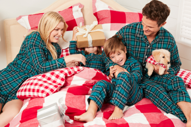 The latest Draper James x Lands’ End collection includes matching sleepwear for the whole family, in addition to home goods and pet wear. - Credit: Courtesy Photo