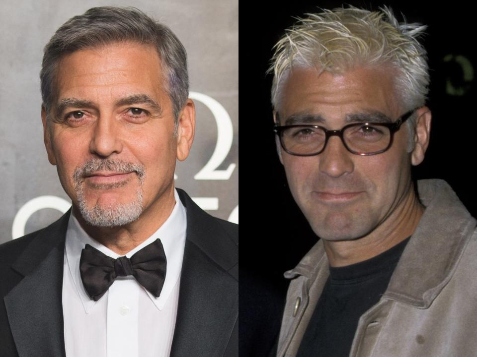 george clooney blonde