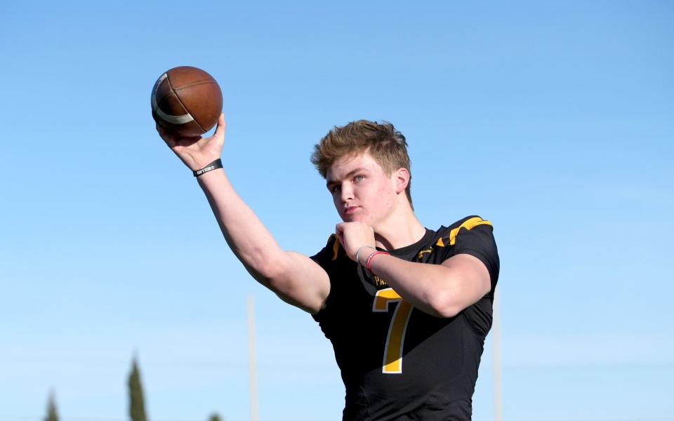 Newbury Park quarterback Brady Smigiel has already been offered scholarships by some of the top college football programs in the country, and the list is sure to grow over the next two seasons.