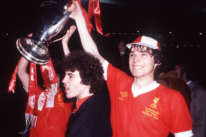 Hansen pictured after Liverpool won the European Cup in 1978 -Credit:Mirrorpix