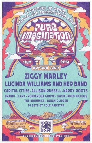 Pure Imagination Festival 2023 poster