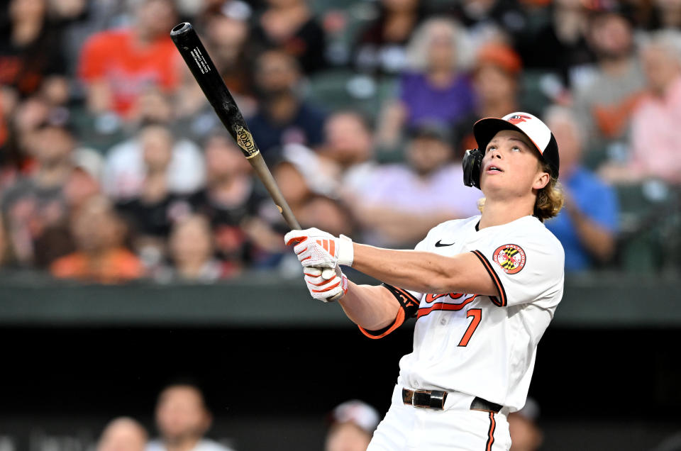 Jackson Holliday。（MLB Photo by G Fiume/Getty Images）