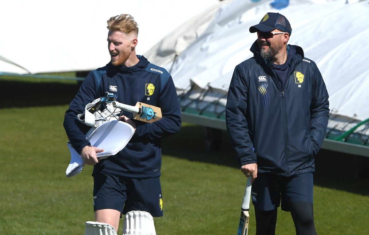 Killeen (right) coached England captain Ben Stokes at Durham  (Getty Images)