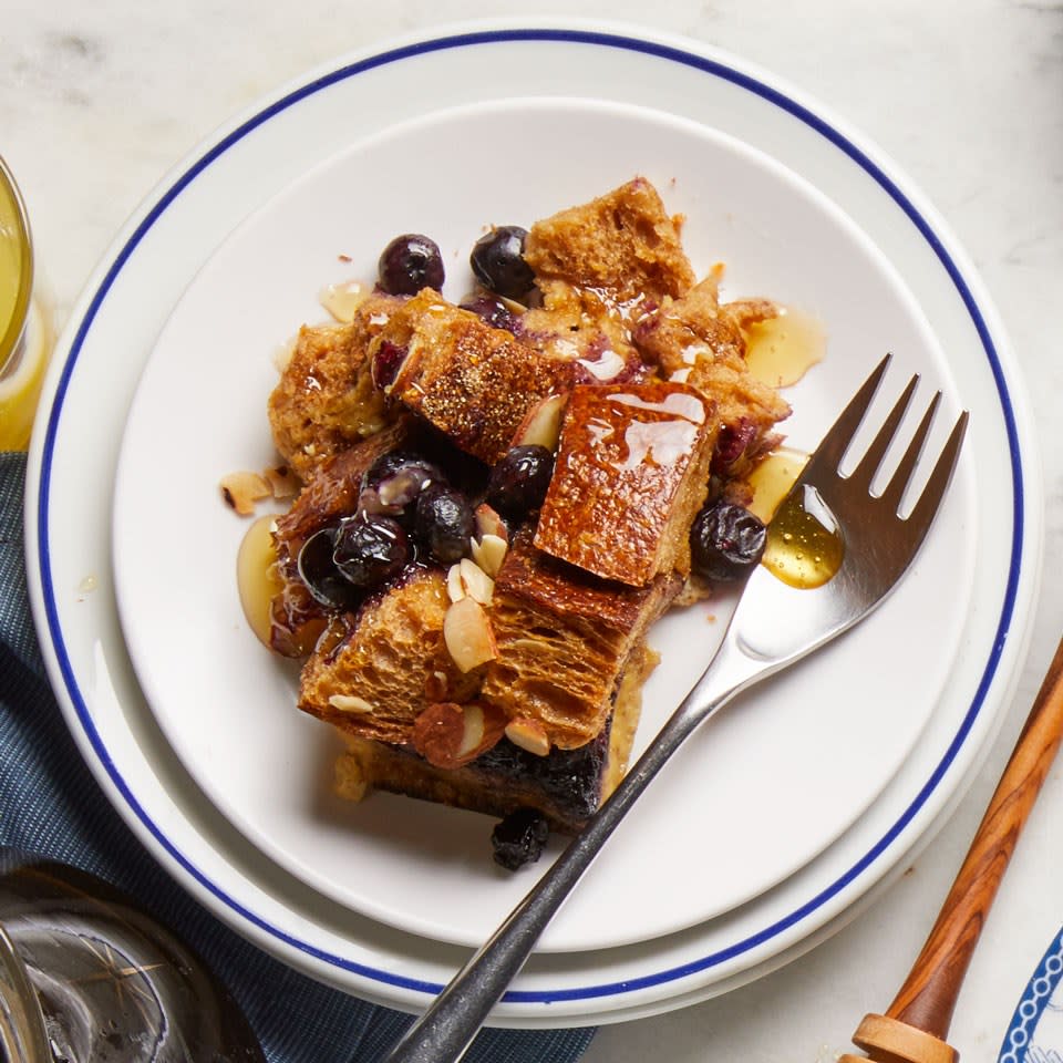Blueberry-Almond Overnight French Toast