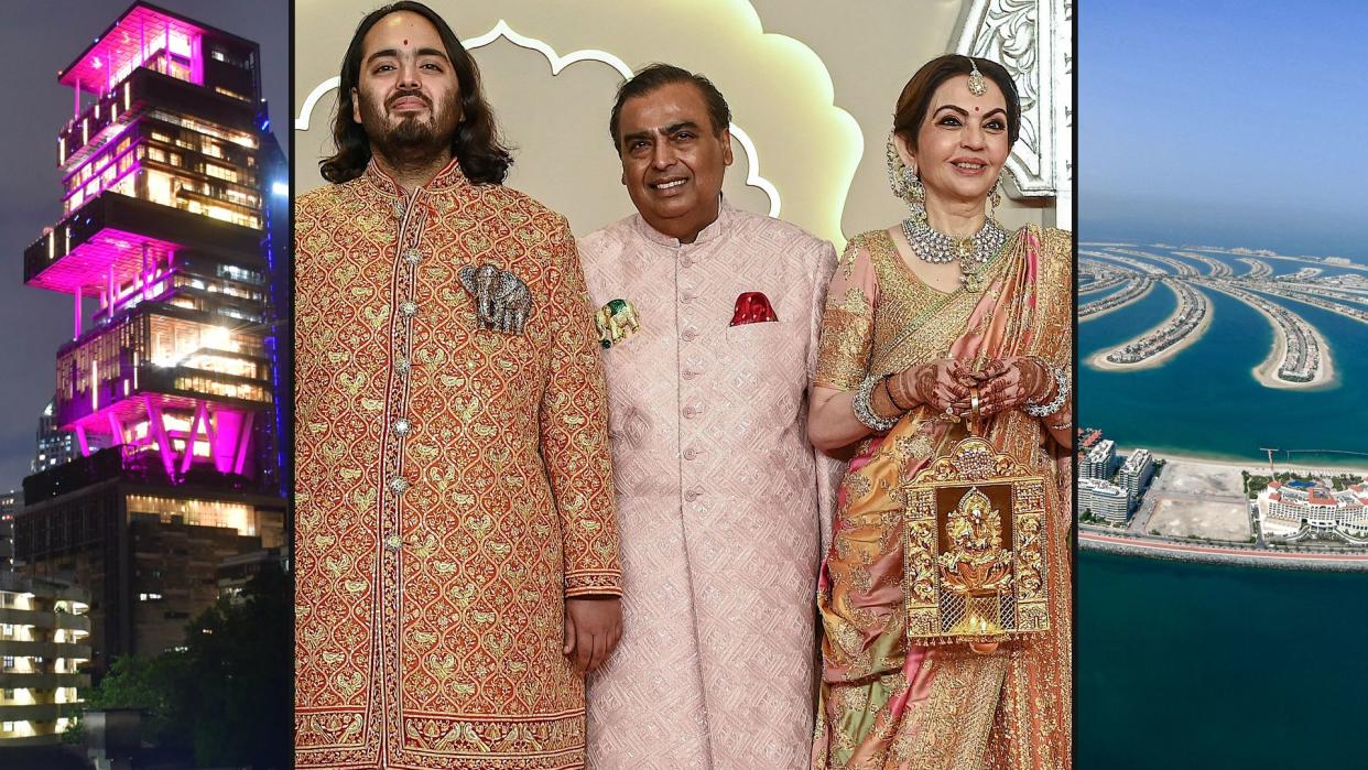 Mukesh Ambani and his properties