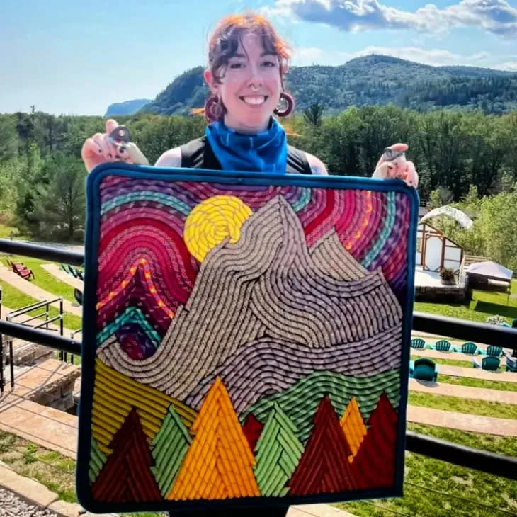 <span class="article__caption">Grand Teton National Park – Ancestral land of the Eastern Shoshone, Bannock, and Cheyenne. Donated to the Ladies Climbing Coalition Art Auction to raise money for their gear scholarship.</span>