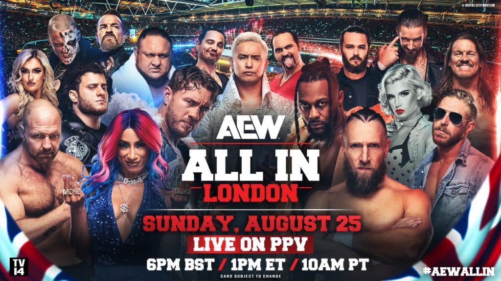 AEW All In 2024 Results Bryan Danielson Puts His Career On The Line In