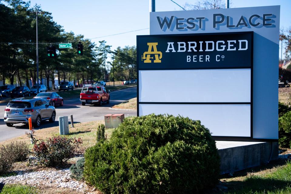 The newest location of Abridged Beer Co. located at 320 N. Peters Road in west Knoxville on Monday, Nov. 21, 2022.
