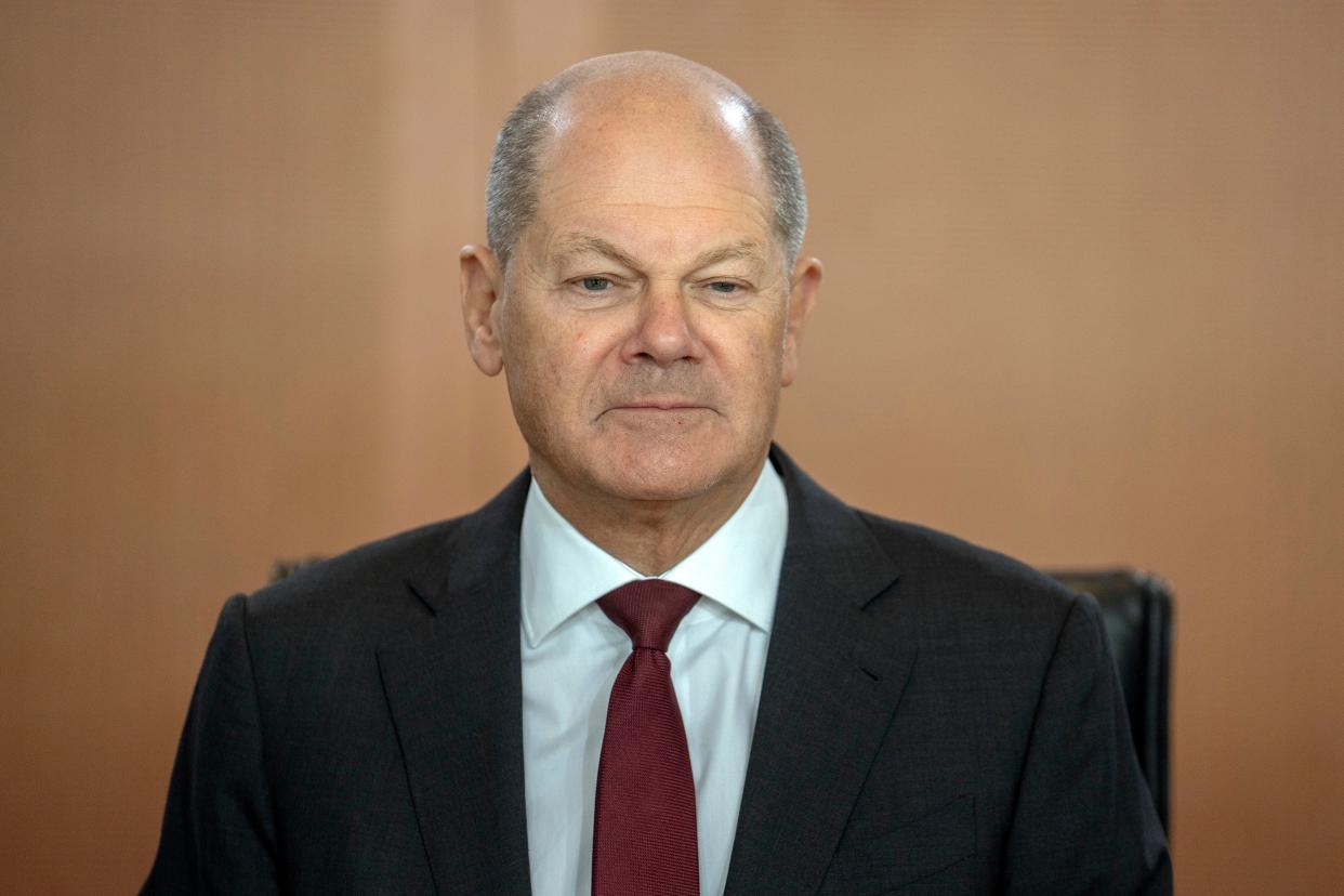German chancellor Olaf Scholz said Biden’s leadership was critical in ensuring a united response to Russian aggression. File photo. (Copyright 2024 The Associated Press. All rights reserved.)