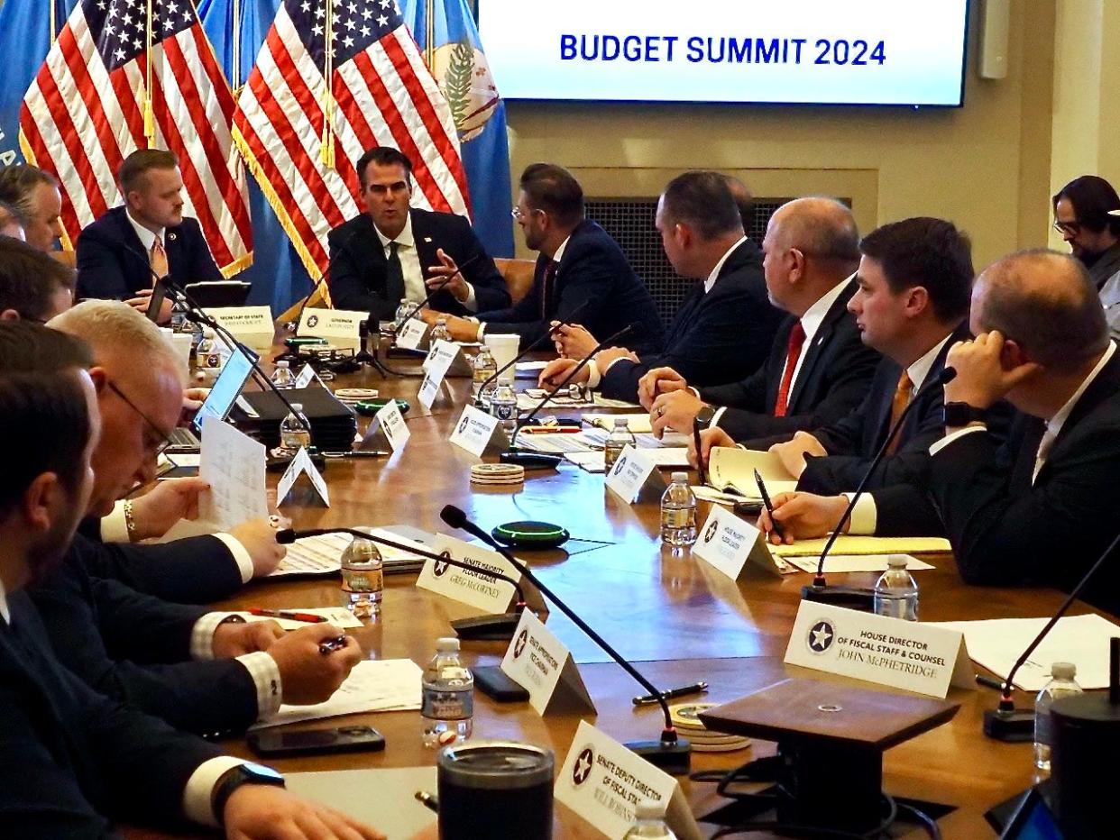 State officials convene for a budget summit on Thursday.