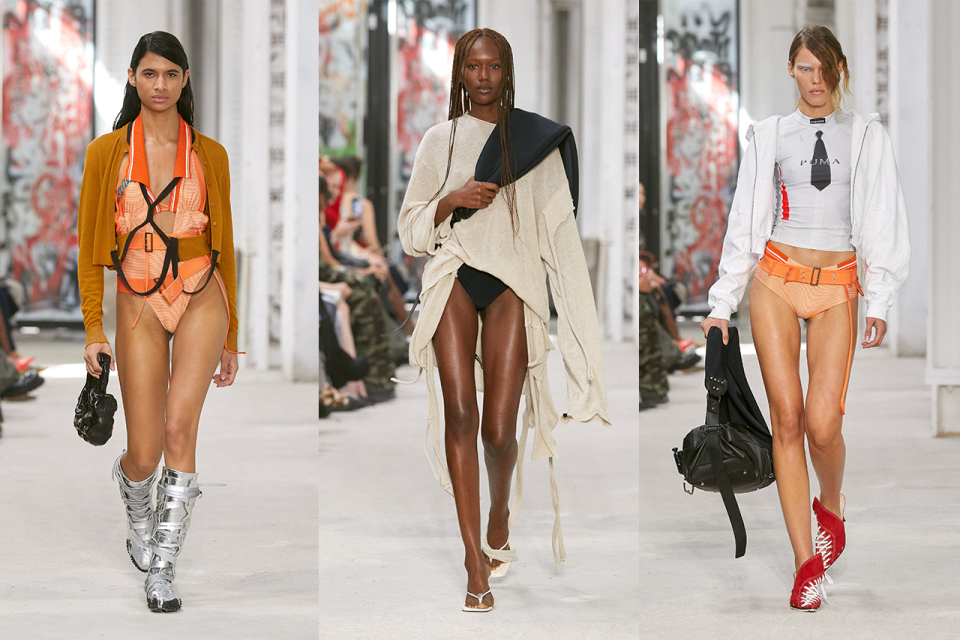 Underwear as Outerwear Fashion Trend Spring/Summer 2024 Julia Fox Miu Miu GCDS Ottolinger