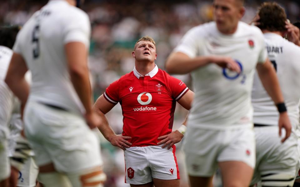 Wales' Dewi Lake (centre) during the Summer Nations Series match at Twickenham Stadium, London. Picture date: Saturday August 12, 2023