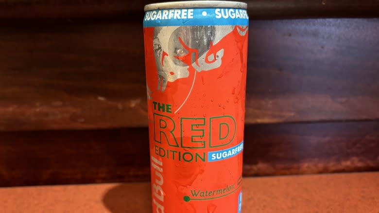Red Bull watermelon sugar-free can