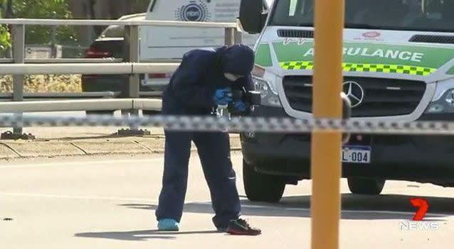 Mr Kickett's shoes and wallet were found strewn across the highway. Photo: 7 News