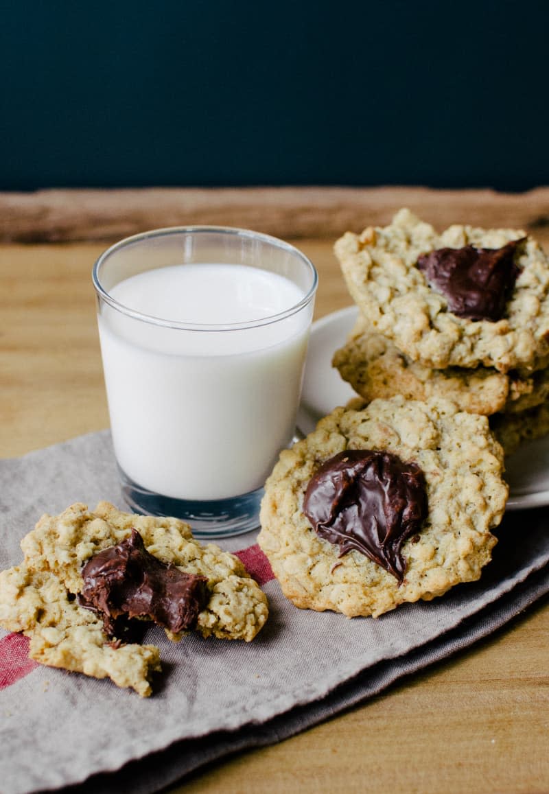 Fudge & Walnut Oatmeal Cookies