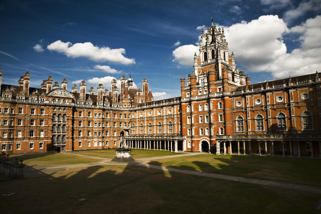 Royal College of Holloway is situated in Egham closer to west London.