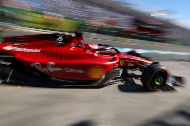 Charles Leclerc set the pace once again
