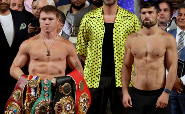 Canelo Alvarez, John Ryder make weight for fight in Mexico - The San Diego  Union-Tribune