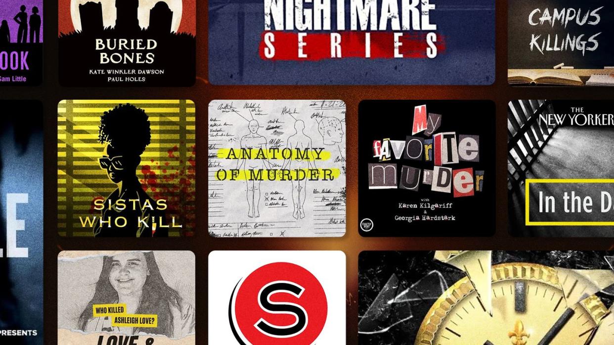 sistas who kill, anatomy of murder, my favorite murder, serial, in the dark podcasts