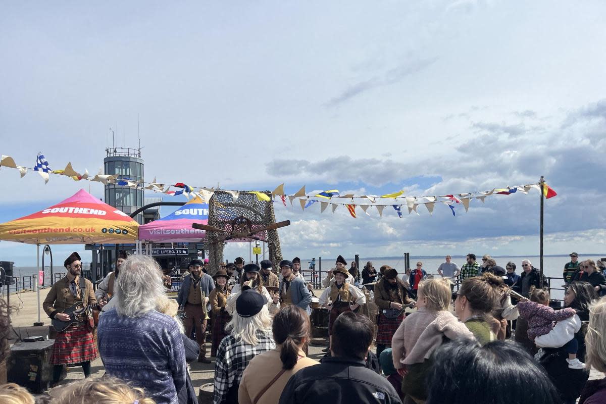 Packed - hundreds of visitors descended on the pier <i>(Image: Southend Council)</i>