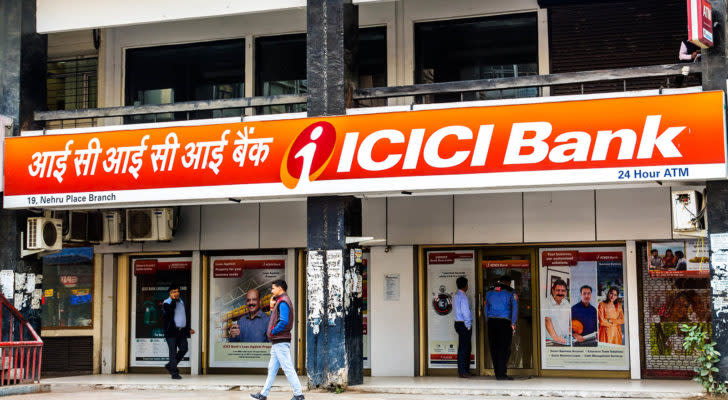 A photo of a IcICI Bank