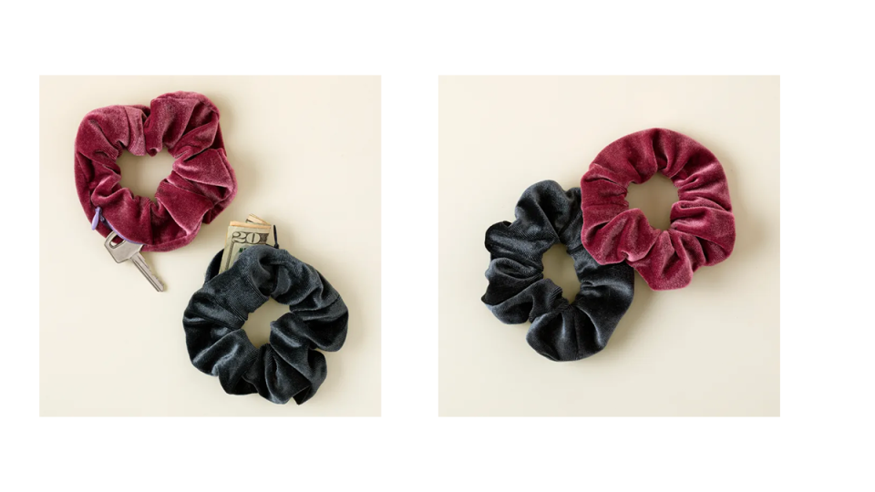 Best gifts for teen girls: Scrunchies with a hidden pocket