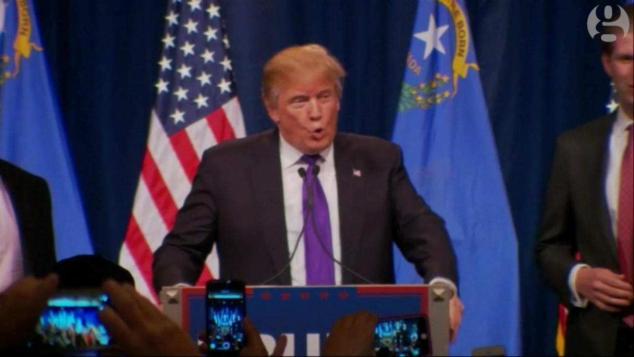 Donald Trump Rallies Supporters After Winning Nevada Caucus