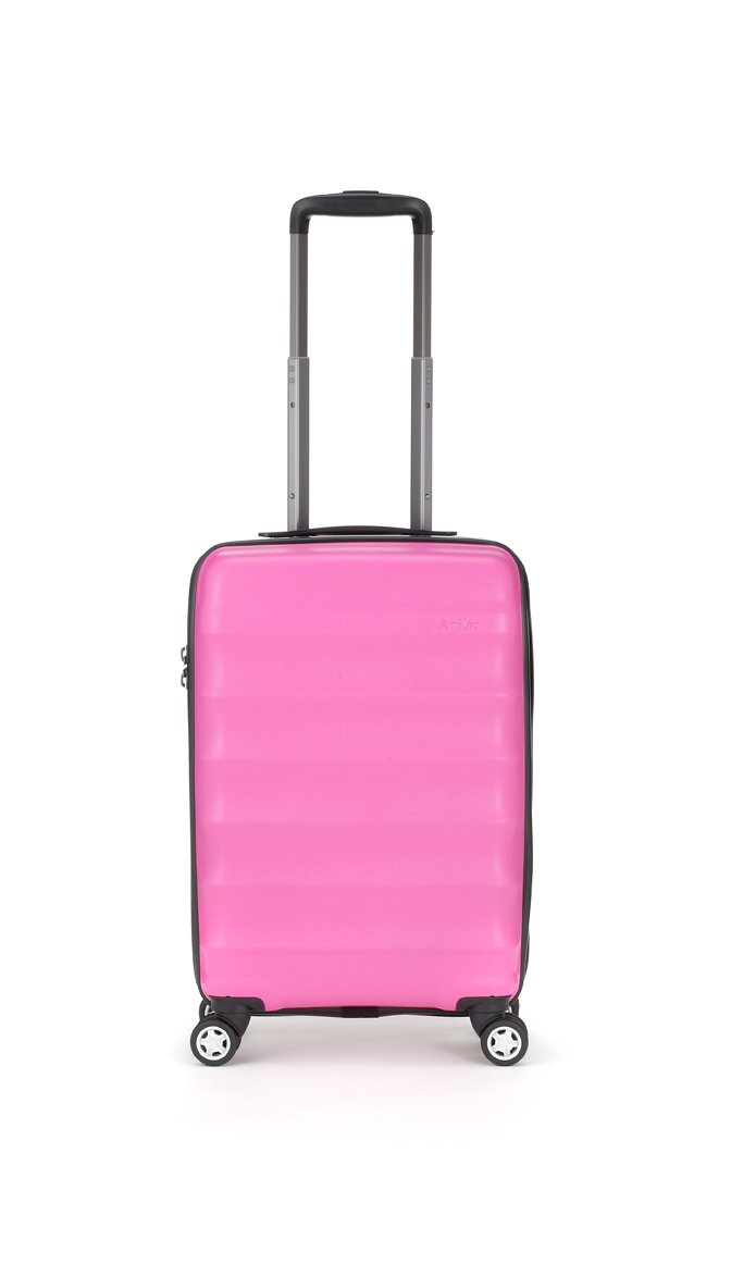 <p>Be bold with a pastel coloured case from Antler. Super on-trend. <i><a href="https://www.antler.co.uk/special-offers/juno-b1-cabin-suitcase-turquoise" rel="nofollow noopener" target="_blank" data-ylk="slk:[Antler, £95.20];elm:context_link;itc:0;sec:content-canvas" class="link ">[Antler, £95.20]</a></i></p>