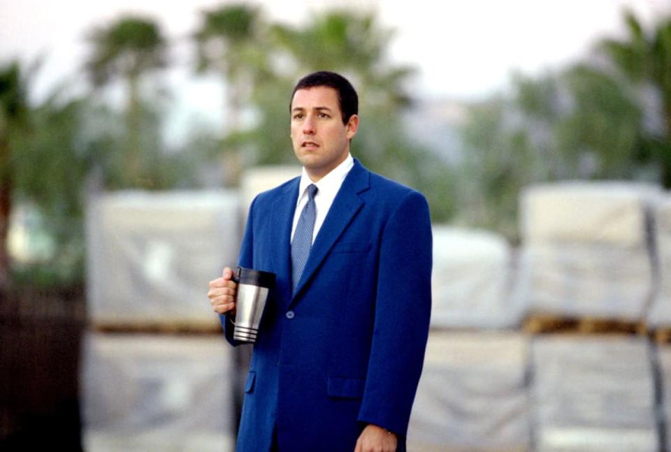 <div class="inline-image__caption"><p>Sandler in <em>Punch Drunk Love</em>.</p></div> <div class="inline-image__credit">Columbia Pictures/Courtesy Everett Collection</div>