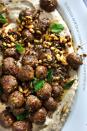 <p>Raise your hand if you've ever wanted lie on a bed of hummus. </p><p><em><a href="http://ladyandpups.com/2013/03/11/turkish-kofta-platter-eng/" rel="nofollow noopener" target="_blank" data-ylk="slk:Get the recipe from Lady and Pups »;elm:context_link;itc:0;sec:content-canvas" class="link "><span class="redactor-invisible-space">Get the recipe from Lady and Pups »</span> </a></em><br></p>