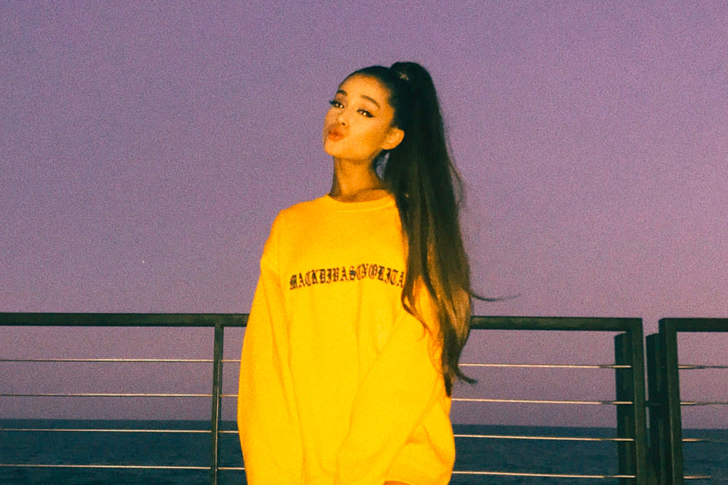 Ariana Grande Stomps Out in Bold Yellow Thigh-Highs & a Hoodie – Footwear  News