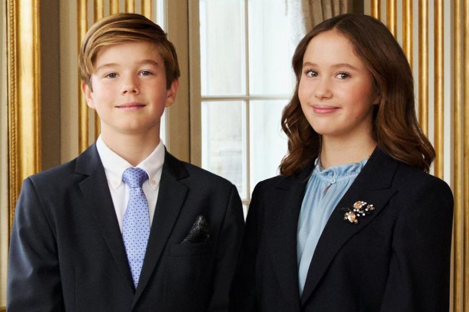 <p>Credit: Dennis Stenild, Kongehuset</p> Prince Vincent and Princess Josephine of Denmark