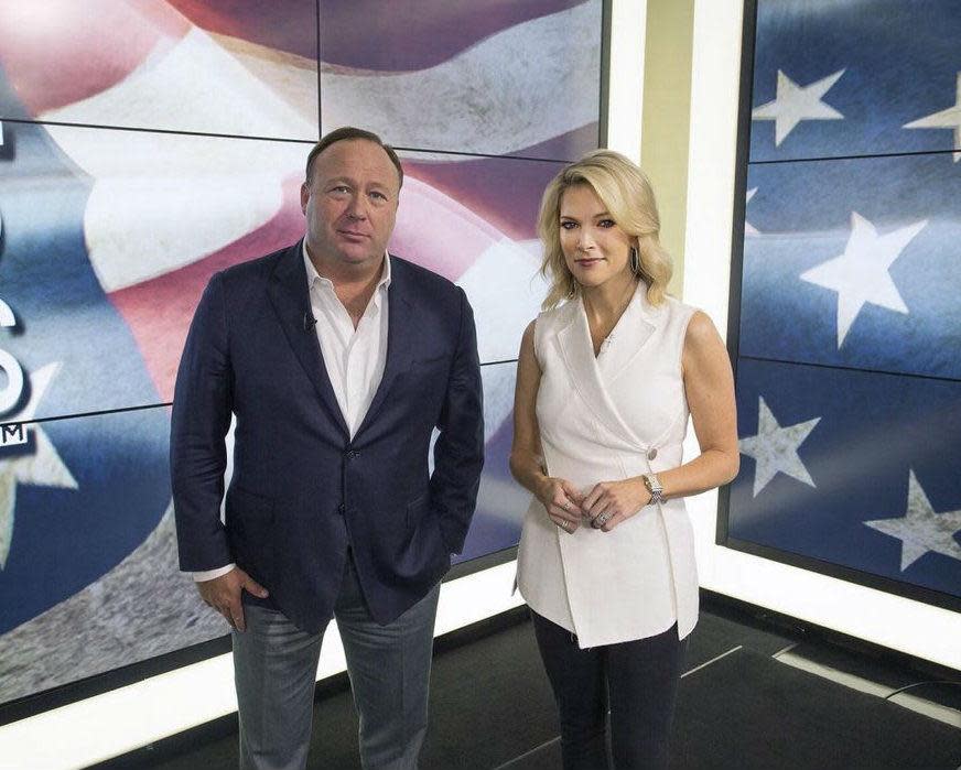 Alex Jones doubles down on Sandy Hook conspiracy theory in 'disgusting' Megyn Kelly interview