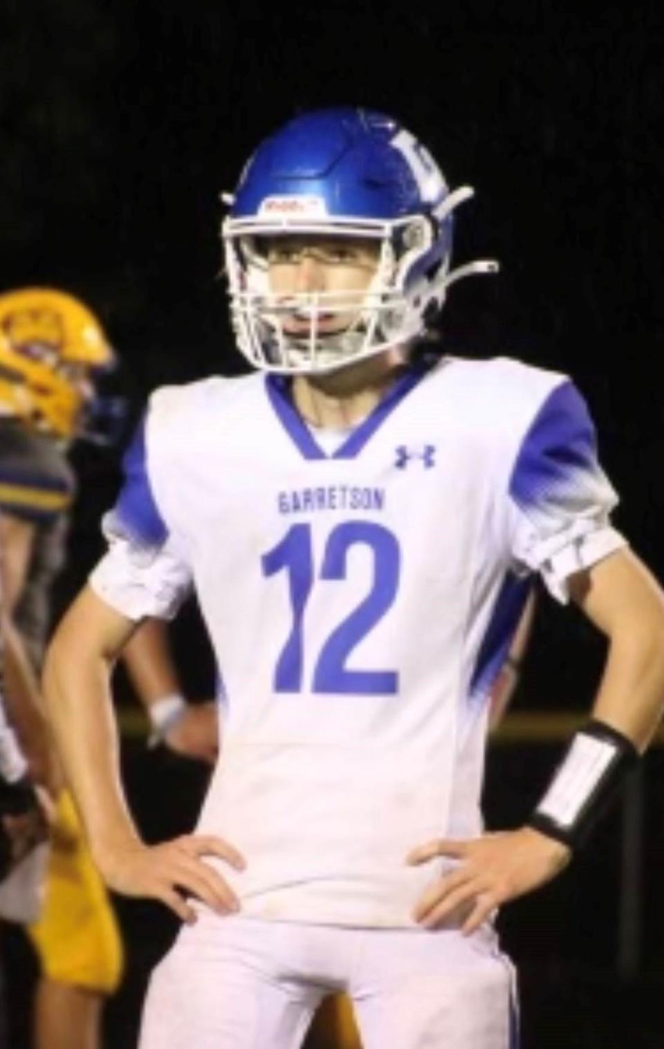 Blaine Trower returns for his senior season at Garretson.