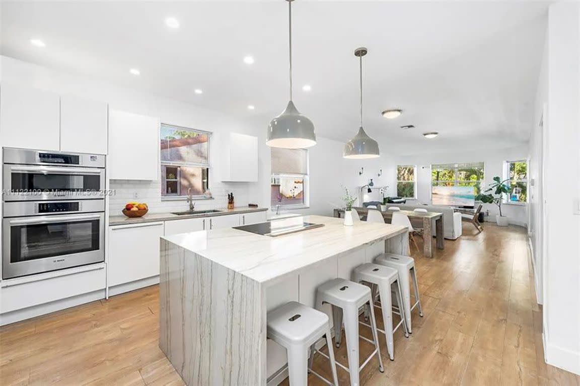 Kitchen in Gisele Bündchen's home