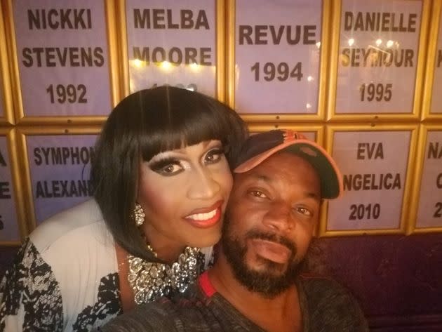 "The importance of chosen parents and family is vital to the heartbeat of the LGBTQ+ community," said Damon “Magic” Percy, pictured here with his chosen mom Darnell Lanier aka DIVA. <span class="copyright">Damon “Magic” Percy</span>