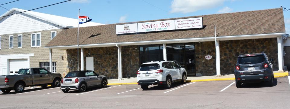 The Sewing Box Quilt Shop opened April 10 in its new location at 144 Eleventh Ave., Meyersdale.