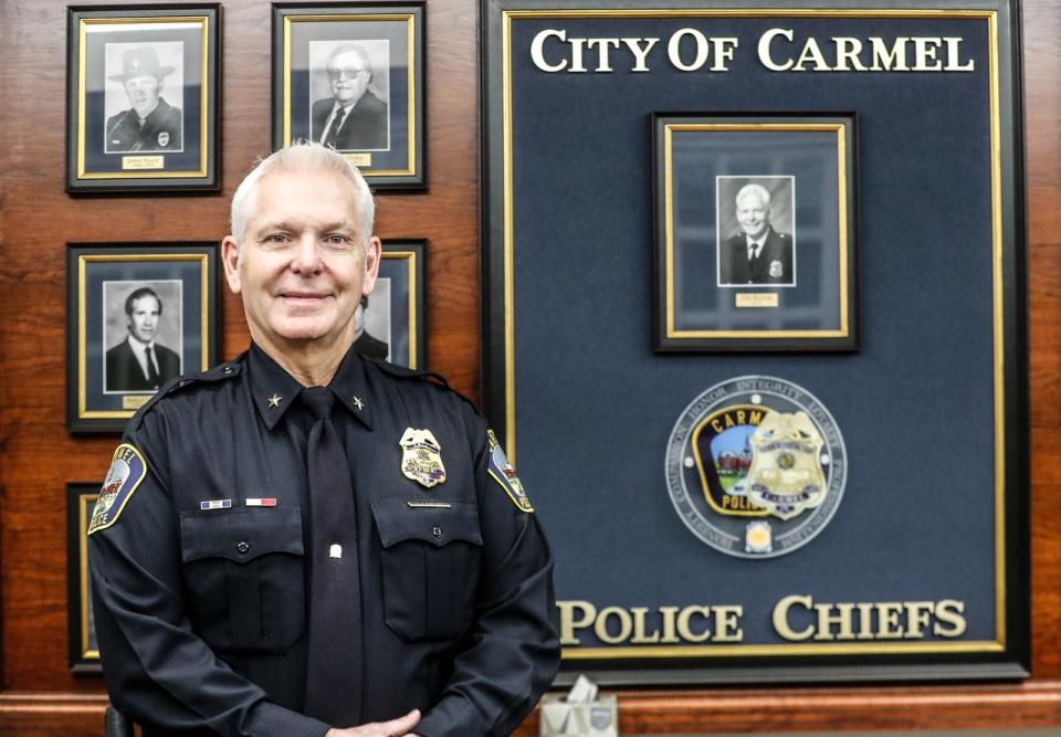 Retiring Carmel Police Chief Jim Barlow